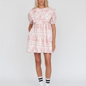 Lazy Oaf - My Melody Ruffle Collar Dress - UK Size 32